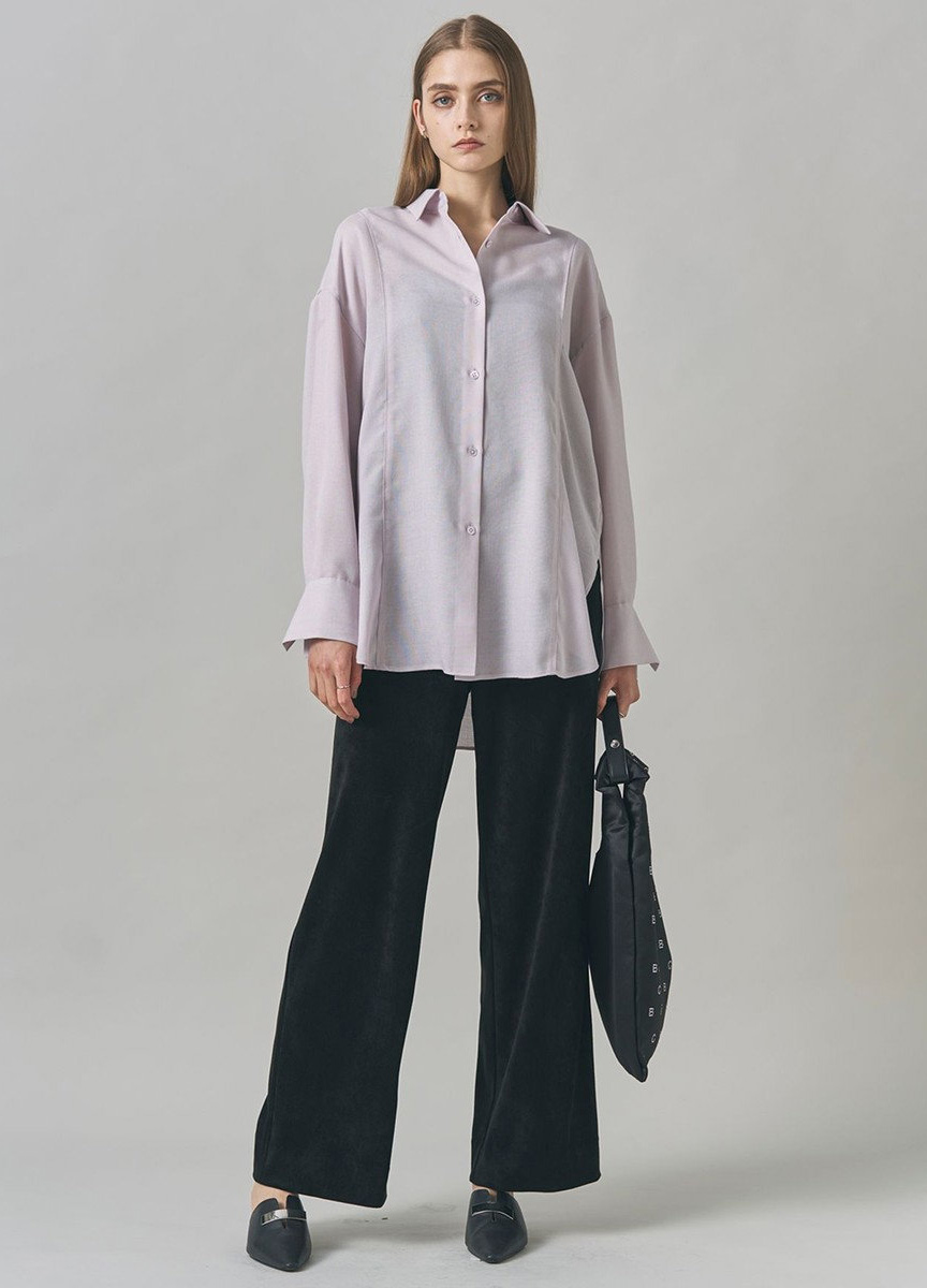 燈芯絨休閒質感長寬褲